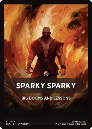 Sparky Sparky Theme Card (TLA-035) [Avatar: The Last Airbender]