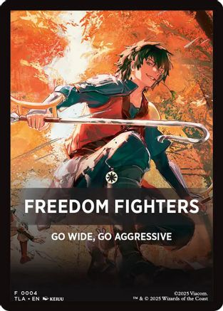 Freedom Fighters Theme Card (TLA-004) [Avatar: The Last Airbender]