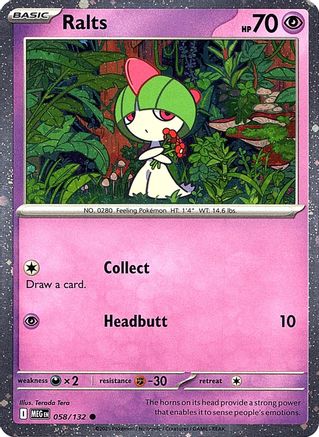 Ralts (Cosmos Holo) (058) [Miscellaneous Cards & Products] Holofoil - Common
