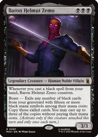 Baron Helmut Zemo (MSH-087) [Marvel Super Heroes] Foil