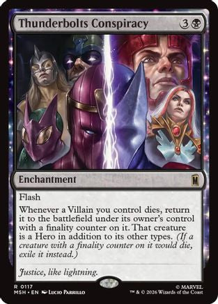 Thunderbolts Conspiracy (MSH-117) [Marvel Super Heroes] Foil