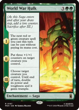 World War Hulk (MSH-197) [Marvel Super Heroes] Foil