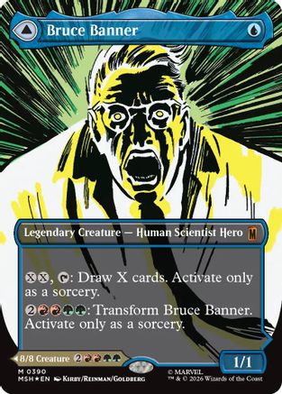 Bruce Banner (Borderless) (MSH-390) [Marvel Super Heroes] Foil