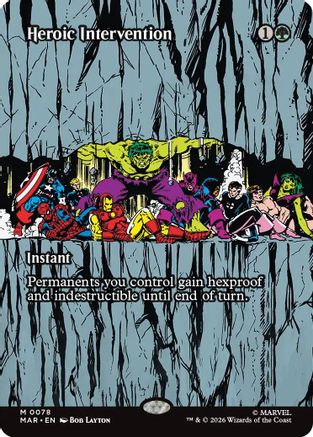 Heroic Intervention (MAR-078) (Borderless) [Marvel Universe Eternal-Legal]