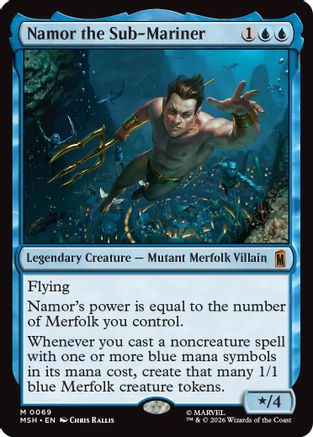 Namor the Sub-Mariner (MSH-069) [Marvel Super Heroes]