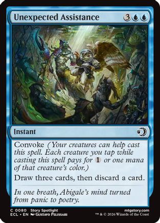 Unexpected Assistance (ECL-080) [Lorwyn Eclipsed] Foil