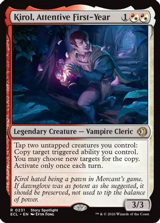 Kirol, Attentive First-Year (ECL-231) [Lorwyn Eclipsed]
