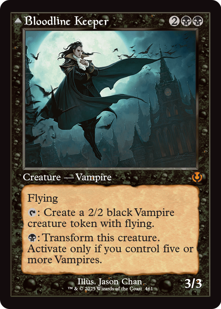 Bloodline Keeper (Retro Frame) (INR-461) [Innistrad Remastered] Foil