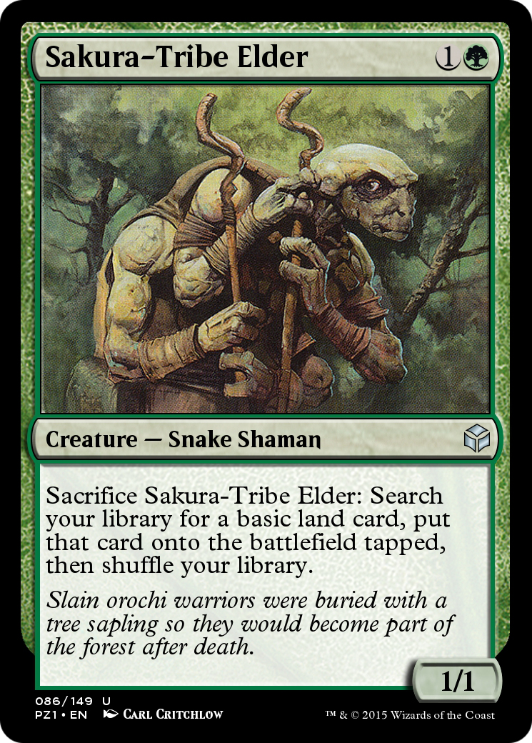 Sakura-Tribe Elder (PZ1-086) [Legendary Cube Prize Pack]