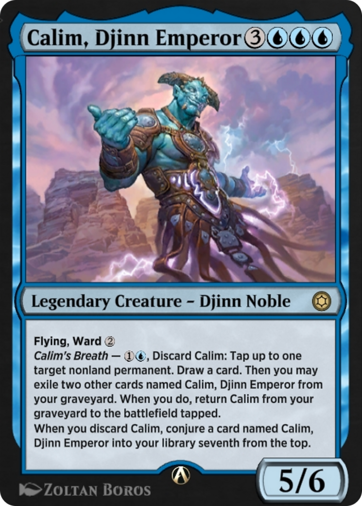 Calim, Djinn Emperor (HBG-033) [Alchemy Horizons: Baldur's Gate]
