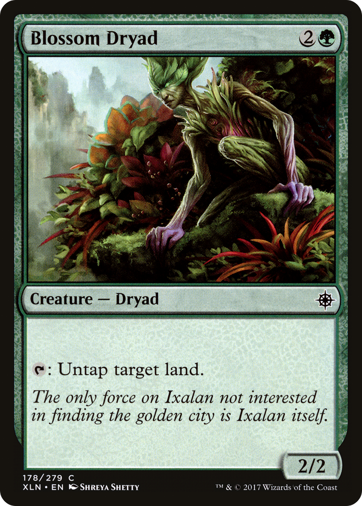 Blossom Dryad (XLN-178) [Ixalan] Foil