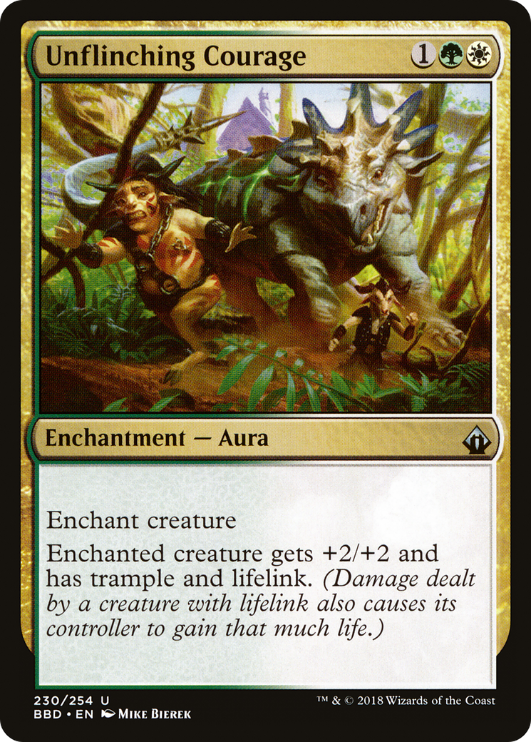 Unflinching Courage (BBD-230) [Battlebond] Foil