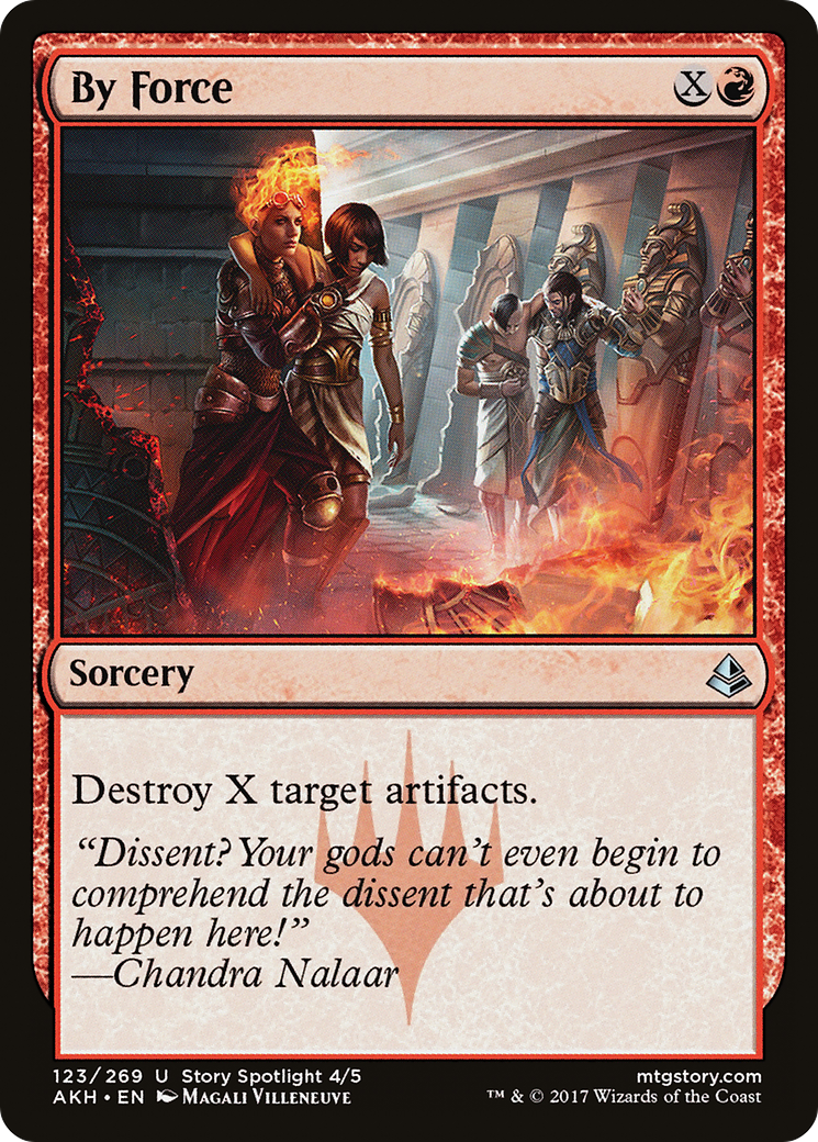 By Force (AKH-123) [Amonkhet] Foil