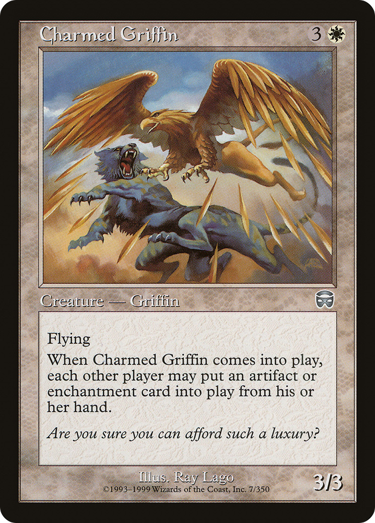 Charmed Griffin (MMQ-007) [Mercadian Masques]