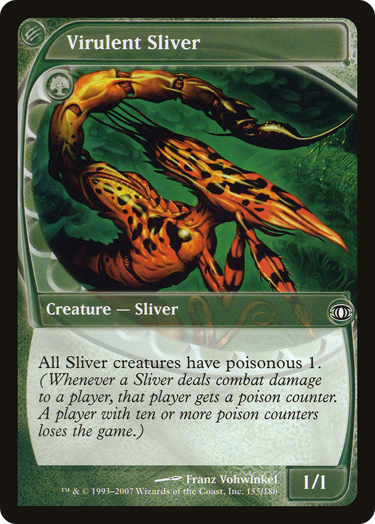 Virulent Sliver (FUT-155) [Future Sight]