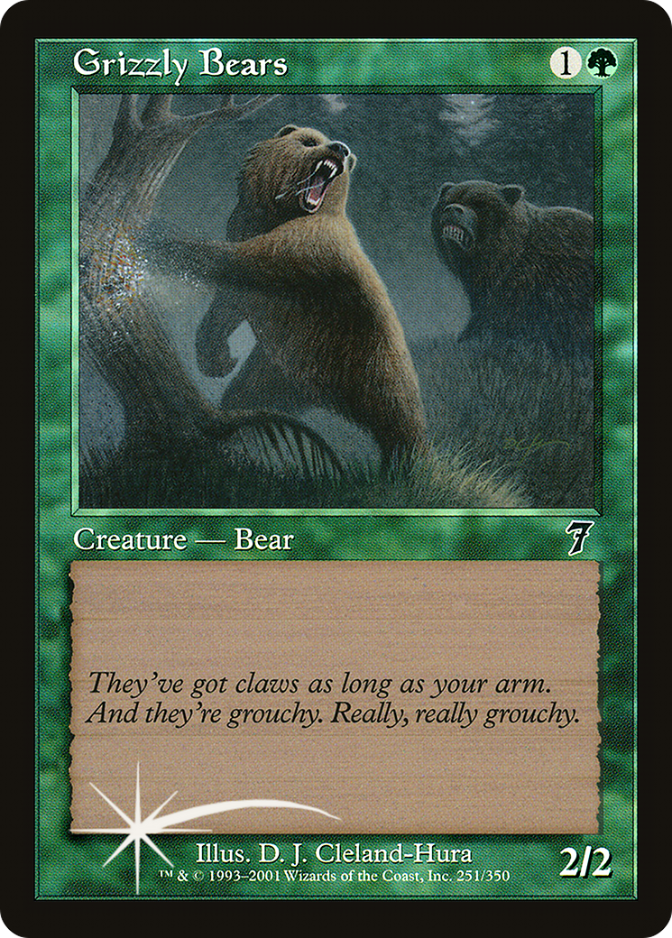 Grizzly Bears (7ED-251★) [7th Edition] Foil