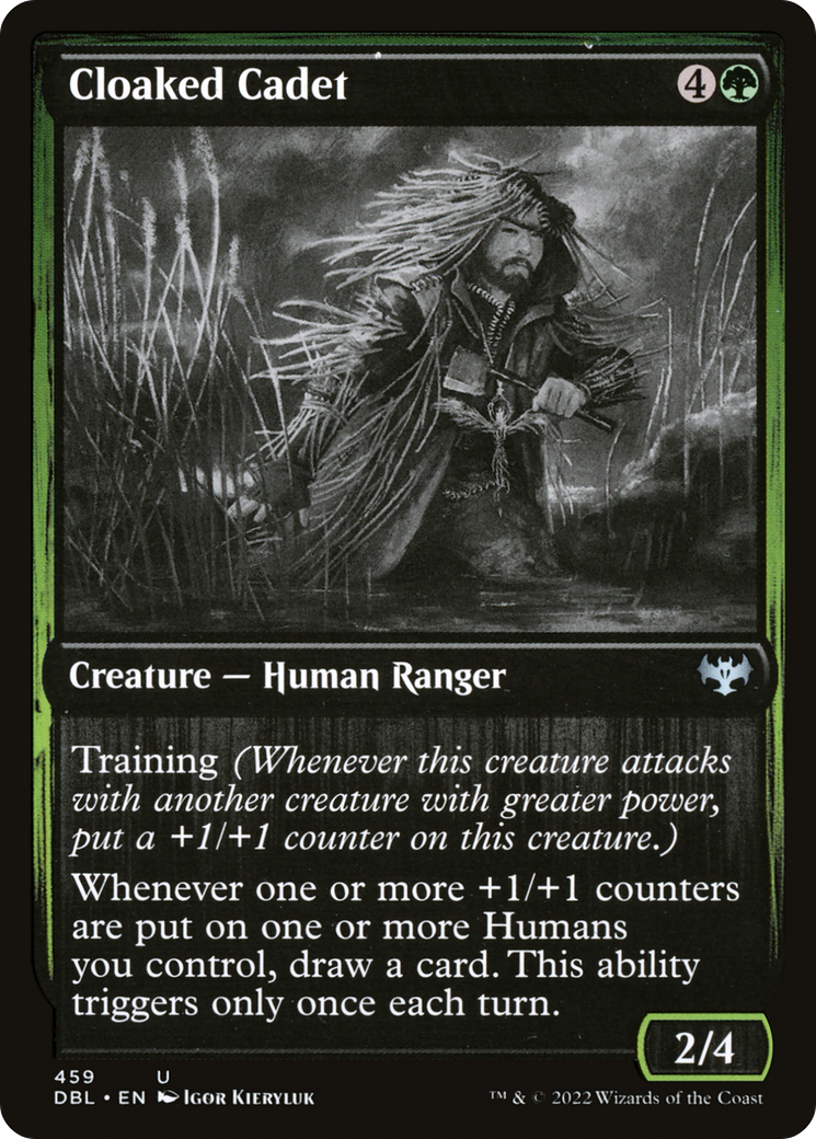 Cloaked Cadet (DBL-459) [Innistrad: Double Feature] Foil