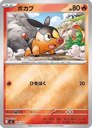 Tepig - 109/742 (Mirror Holo) (109/742) - Start Deck 100 Battle Collection Holofoil