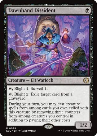 Dawnhand Dissident (ECL-098) [Lorwyn Eclipsed] Foil