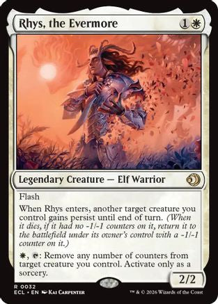 Rhys, the Evermore (ECL-032) [Lorwyn Eclipsed] Foil