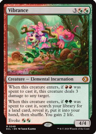 Vibrance (ECL-249) [Lorwyn Eclipsed] Foil