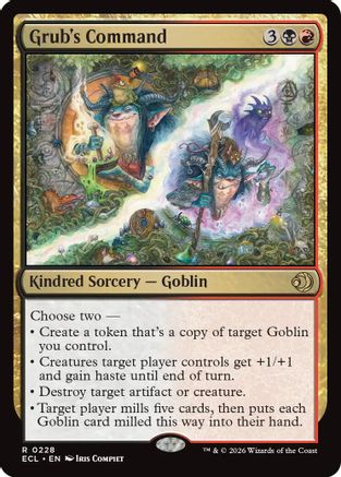 Grub's Command (ECL-228) [Lorwyn Eclipsed]