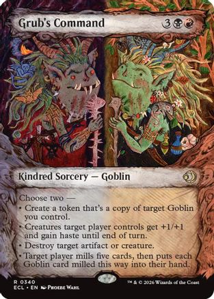 Grub's Command (Showcase) (ECL-340) [Lorwyn Eclipsed]