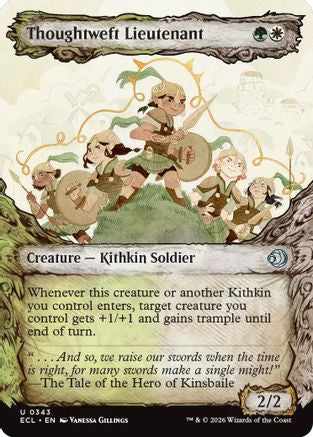 Thoughtweft Lieutenant (Showcase) (ECL-343) [Lorwyn Eclipsed] Foil