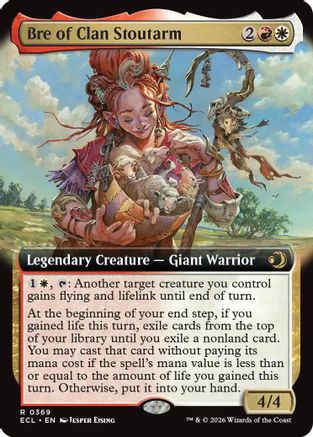 Bre of Clan Stoutarm (Extended Art) (ECL-369) [Lorwyn Eclipsed]