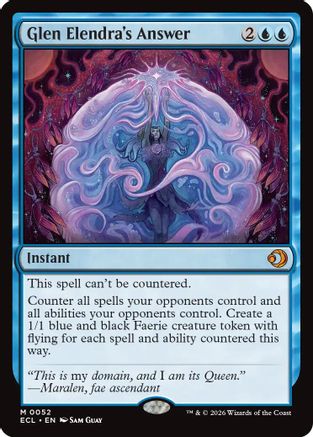 Glen Elendra's Answer (ECL-052) [Lorwyn Eclipsed]