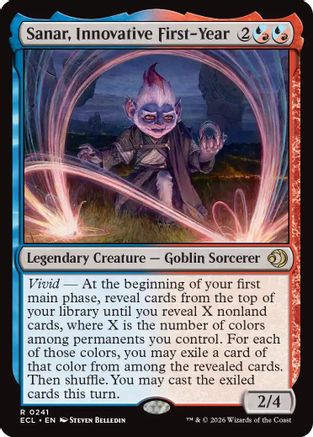 Sanar, Innovative First-Year (ECL-241) [Lorwyn Eclipsed] Foil