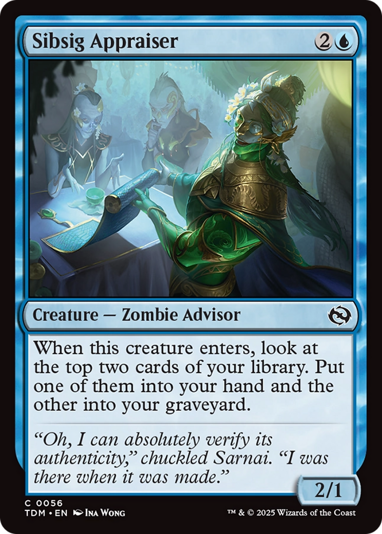Sibsig Appraiser (TDM-056) [Tarkir: Dragonstorm]