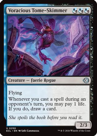 Voracious Tome-Skimmer (ECL-250) [Lorwyn Eclipsed]