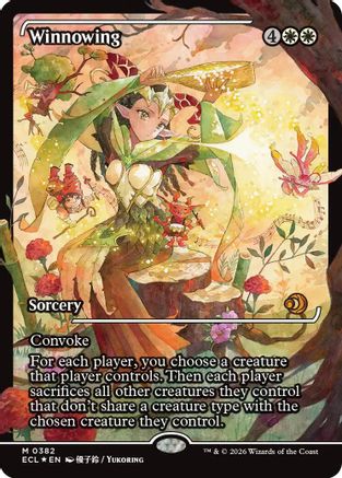Winnowing (Showcase) (ECL-382) [Lorwyn Eclipsed] Foil