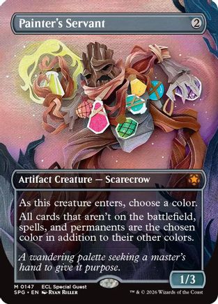 Painter's Servant (Borderless) (SPG-147) [Special Guests] Foil