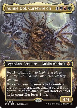 Auntie Ool, Cursewretch (Borderless) (ECC-002) [Commander: Lorwyn Eclipsed] Foil