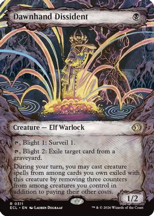 Dawnhand Dissident (Showcase) (ECL-311) [Lorwyn Eclipsed]