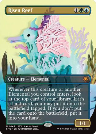 Risen Reef (Borderless) (SPG-143) [Special Guests]