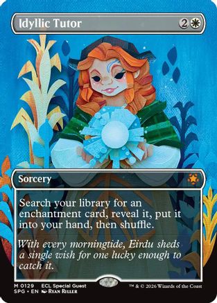 Idyllic Tutor (Borderless) (SPG-129) [Special Guests] Foil