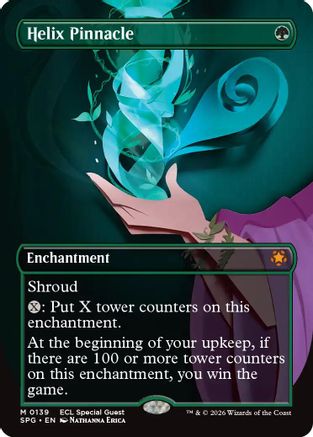Helix Pinnacle (Borderless) (SPG-139) [Special Guests] Foil