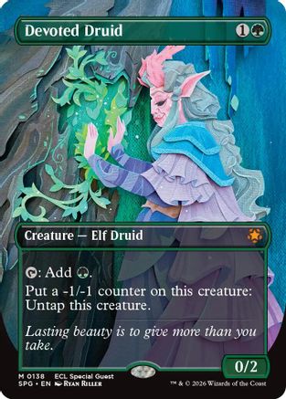 Devoted Druid (Borderless) (SPG-138) [Special Guests]