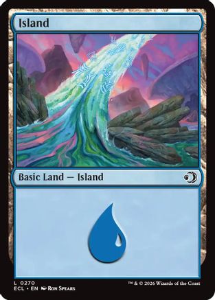 Island (ECL-270) [Lorwyn Eclipsed] Foil