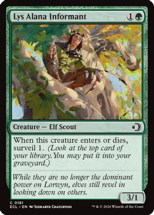 Lys Alana Informant (ECL-181) [Lorwyn Eclipsed]