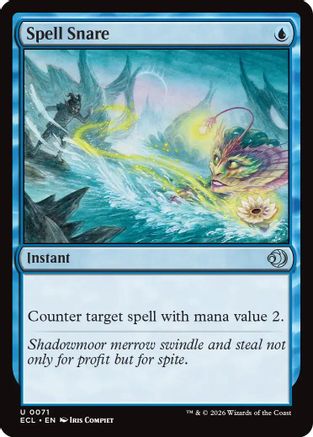 Spell Snare (ECL-071) [Lorwyn Eclipsed] Foil