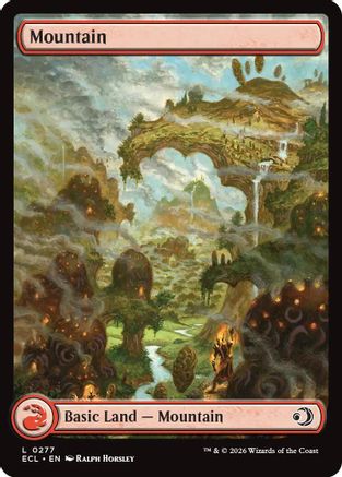 Mountain (ECL-277) [Lorwyn Eclipsed] Foil