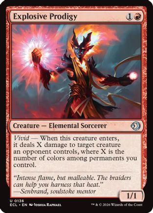 Explosive Prodigy (ECL-136) [Lorwyn Eclipsed]