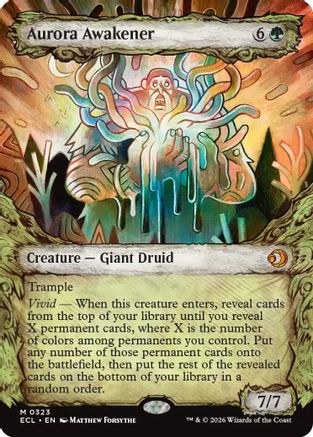 Aurora Awakener (Showcase) (ECL-323) [Lorwyn Eclipsed] Foil
