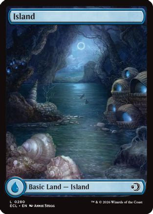 Island (ECL-280) [Lorwyn Eclipsed] Foil