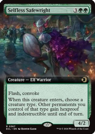 Selfless Safewright (Extended Art) (ECL-367) [Lorwyn Eclipsed]