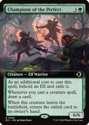 Champions of the Perfect (Extended Art) (ECL-365) [Lorwyn Eclipsed]